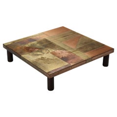Table basse unique Lorenzo Burchiellaro en cuivre