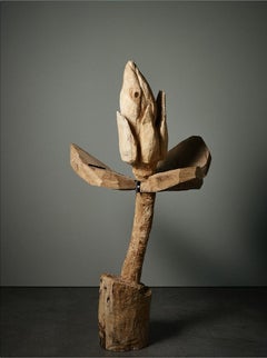 Unique Lotus Sculpture by Herma de Wit