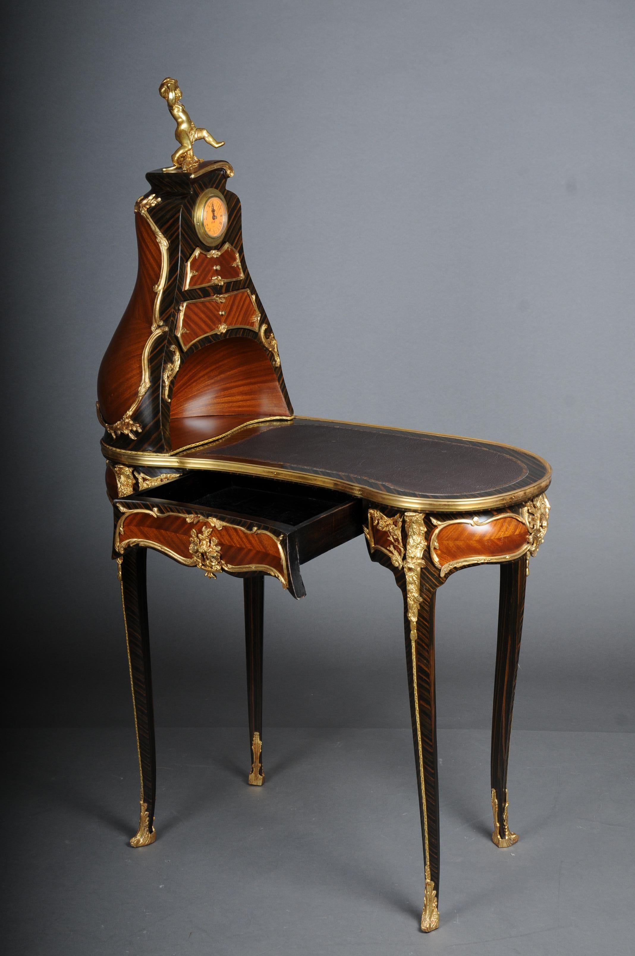 Einzigartiger Louis XV.-Schreibtisch/Reception-Tisch, nach F. Linke, Paris im Angebot 4