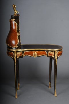 Unique Louis XV Desk/Reception Table, After F. Linke, Paris