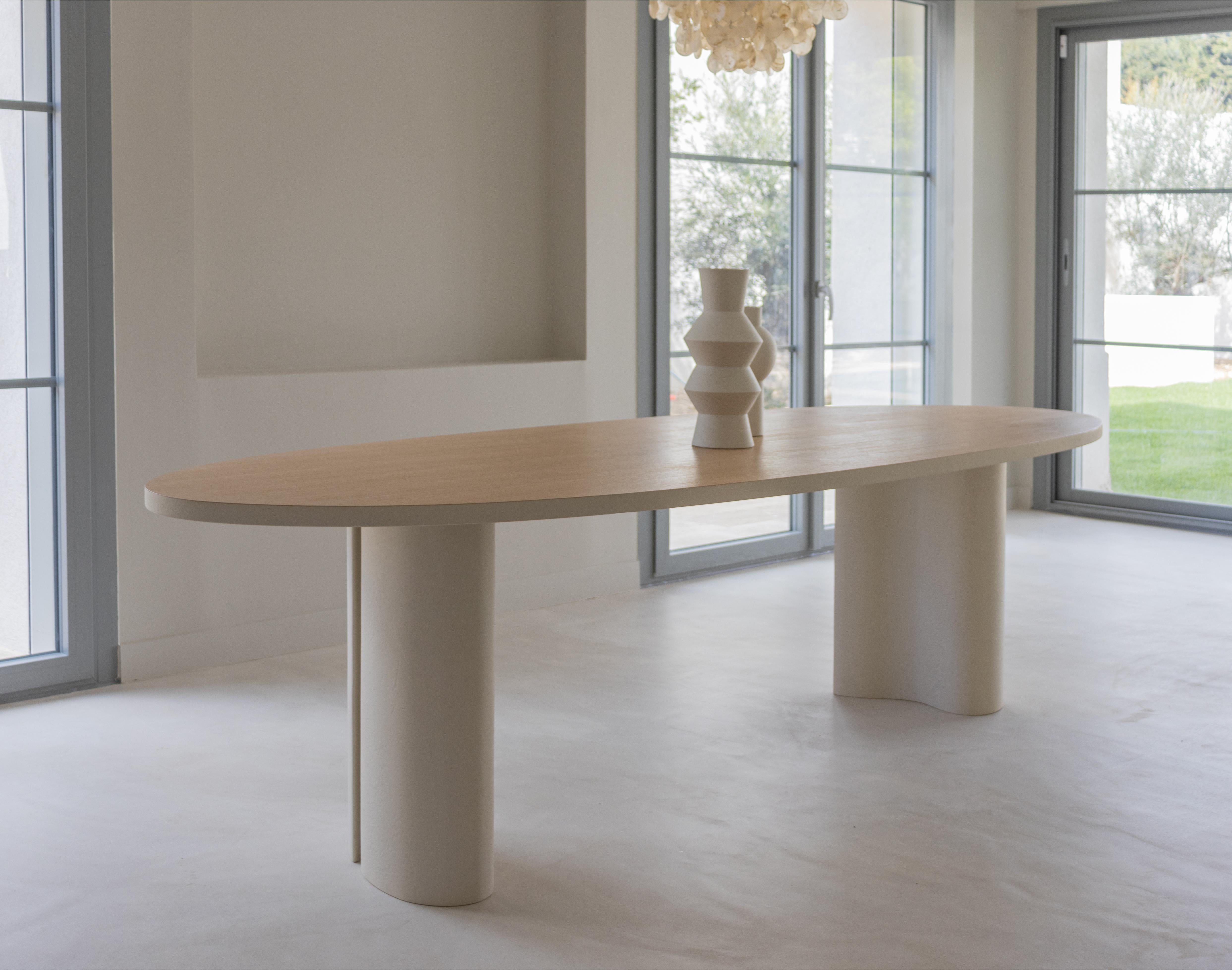 Modern Unique Louka Dining Table Signed by Gigi Design For Sale