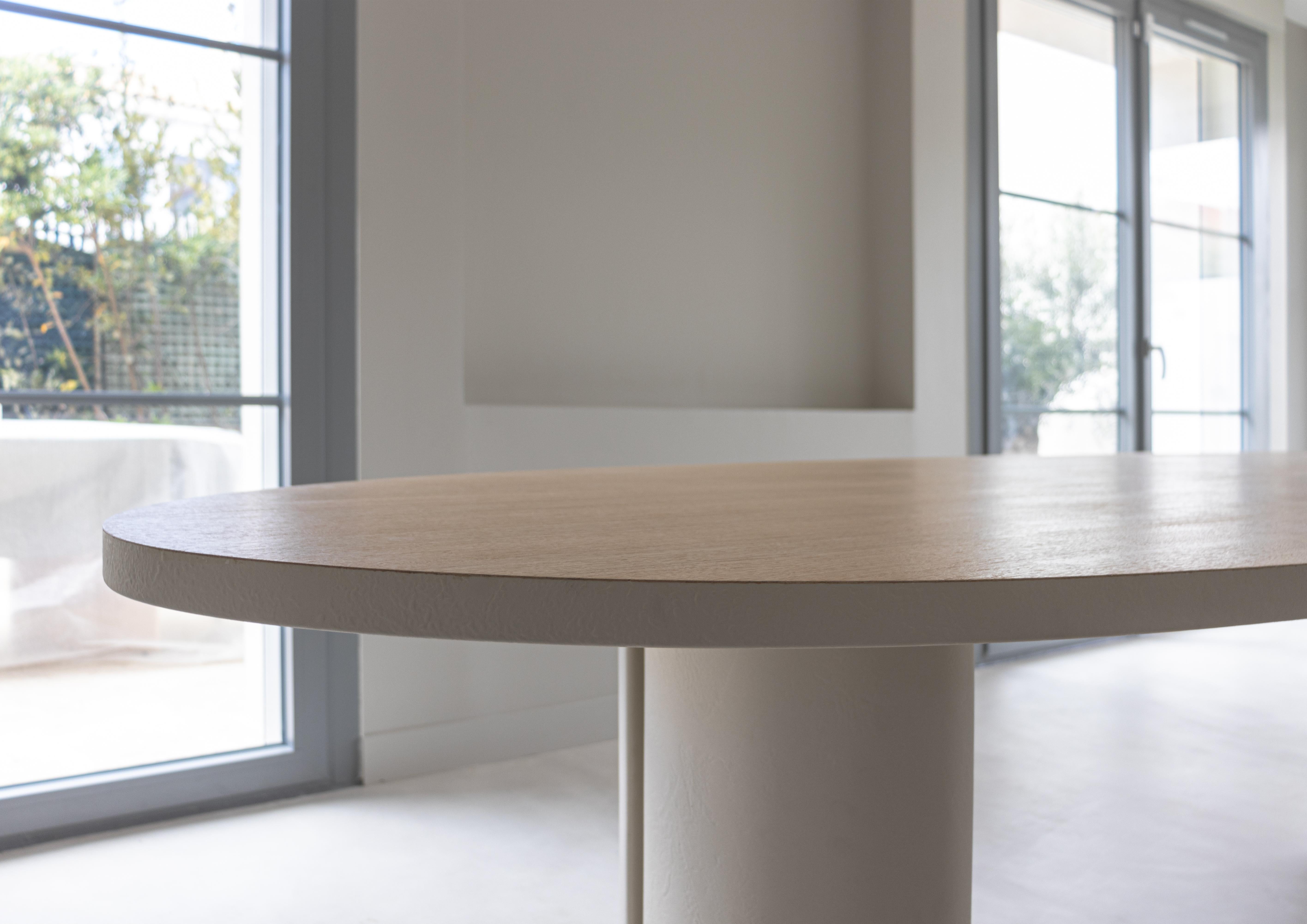 Veneer Unique Louka Dining Table Signed by Gigi Design For Sale