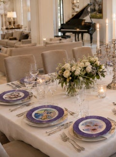 Unique Luxury Limoges Hand Painted Service After Picasso, Dali, Matisse etc 1960
