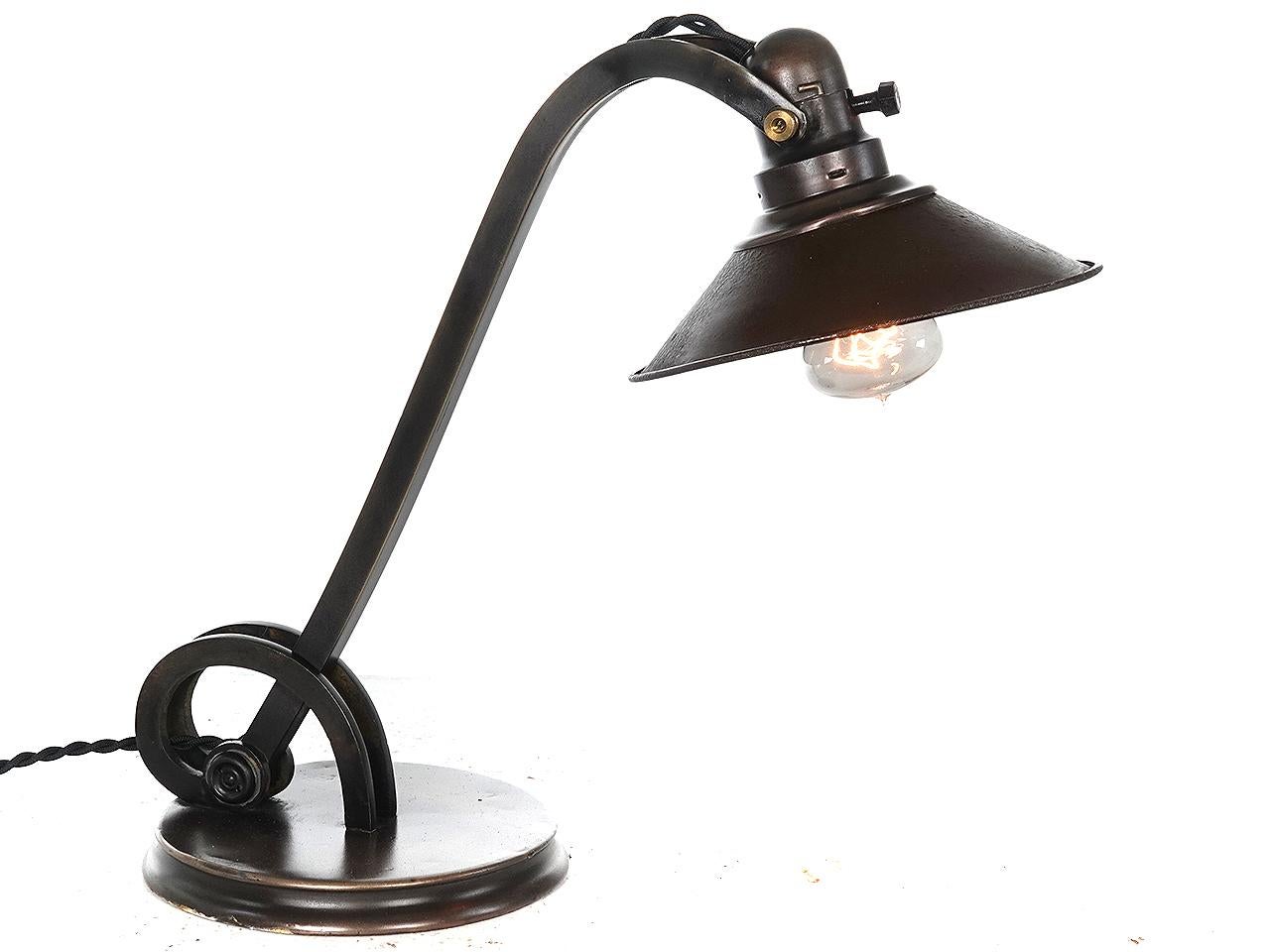 20th Century Unique Machine Age Table Lamp