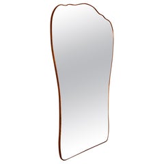 Unique Magnificent Oversize Freeform Mirror, 1950, Possibly by Gio Ponti