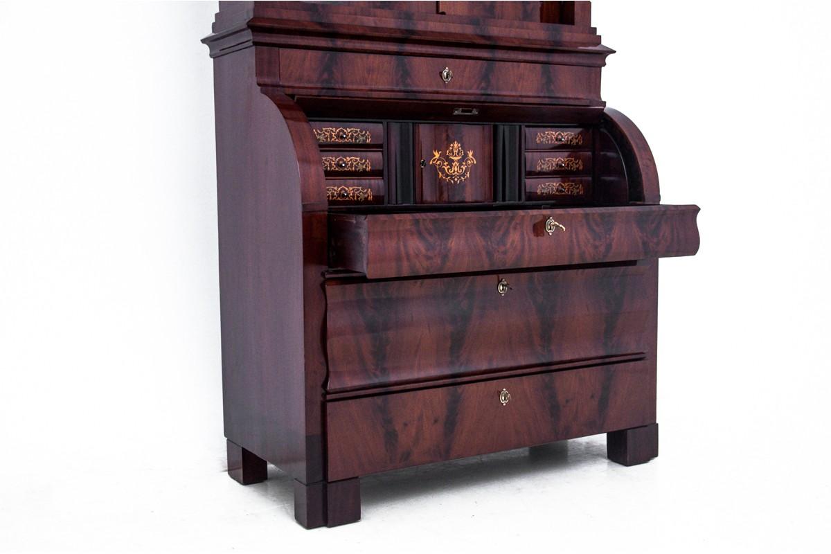 Unique Mahogany Antique Secretary Desk, Northern Europe, circa 1870 For Sale 2