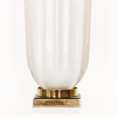 Maison Rougier - Lámpara de mesa Tulipán de resina acrílica y plexiglás, años 70