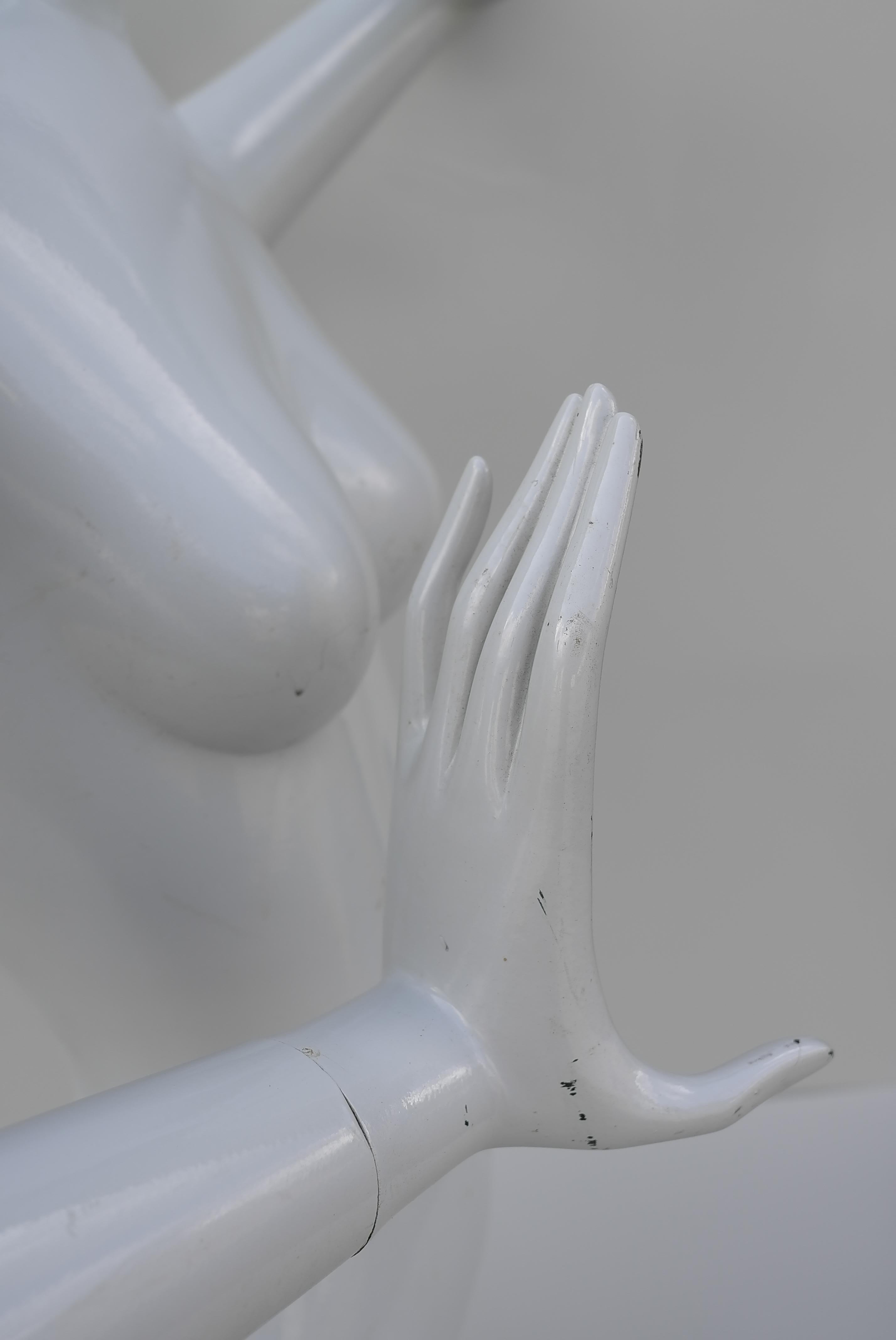 Escultura única de moda Pop Art Maniquí,  Schläppi Suiza Años 60 Era espacial en venta
