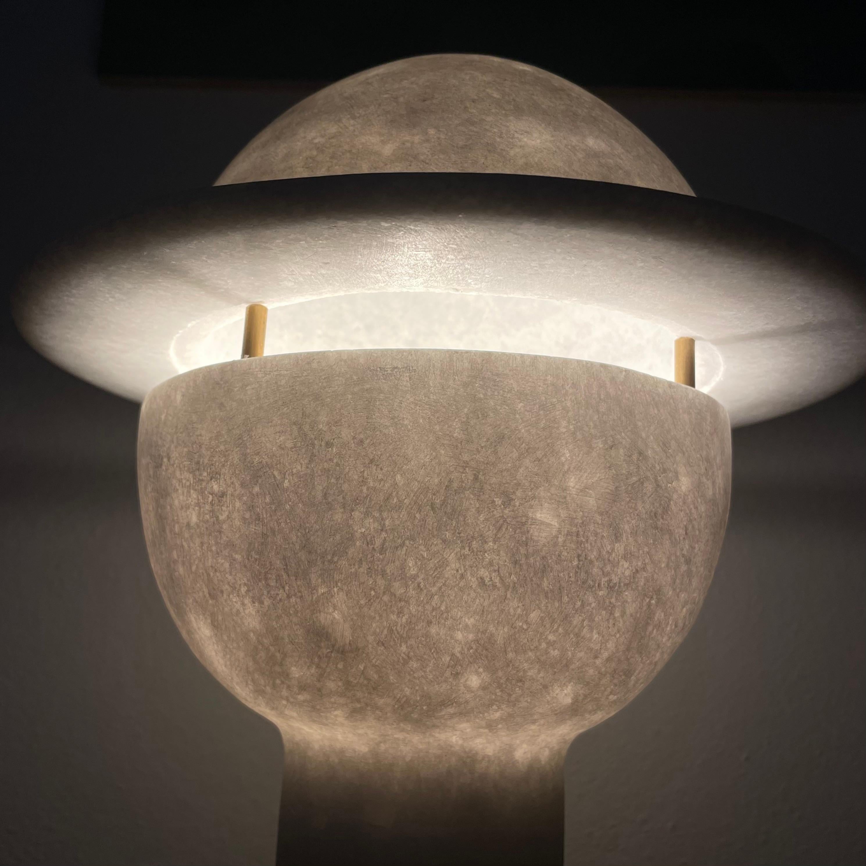 Unique Marble Table Lamp by Tom von Kaenel For Sale 4
