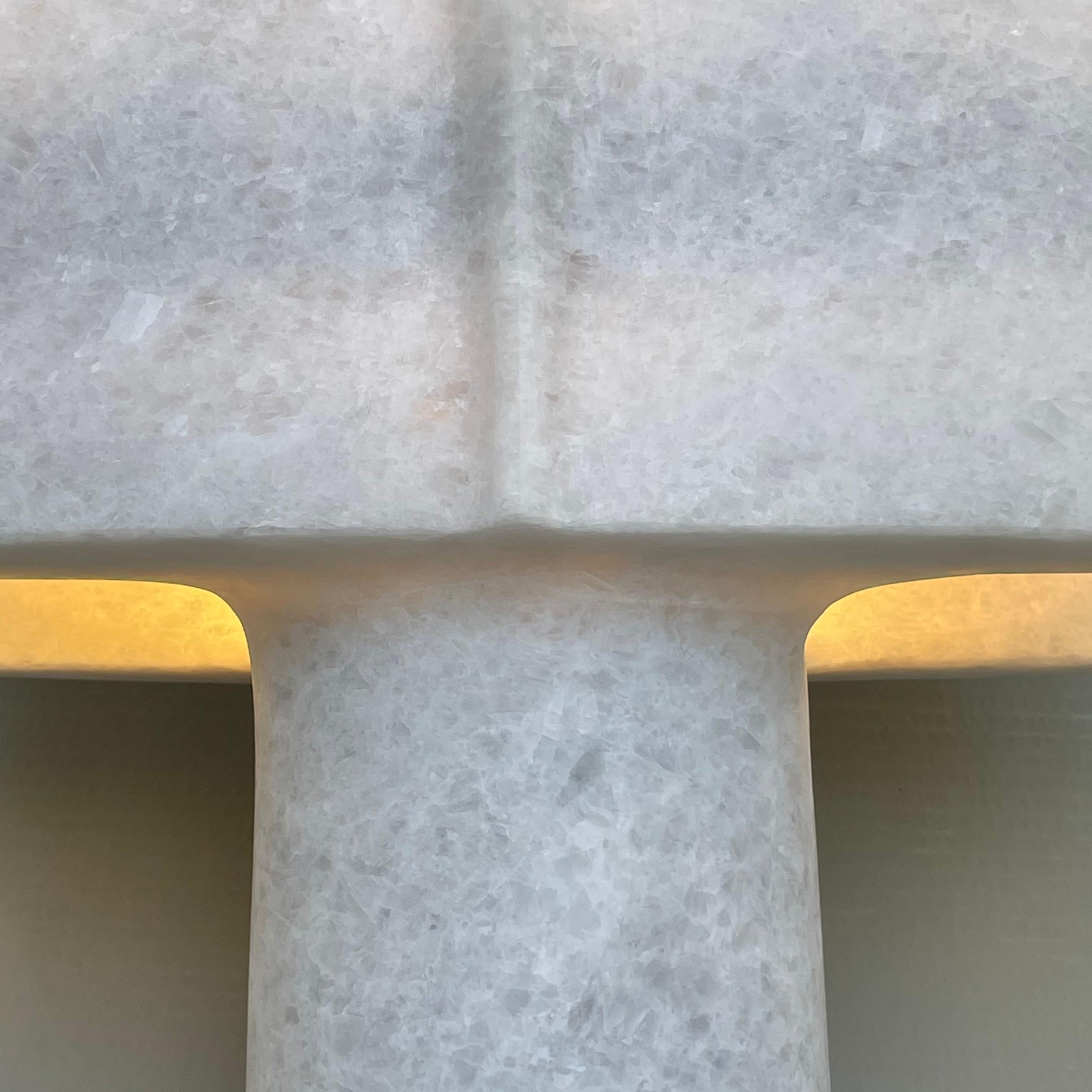Lampe de table en marbre unique de Tom von Kaenel en vente 5