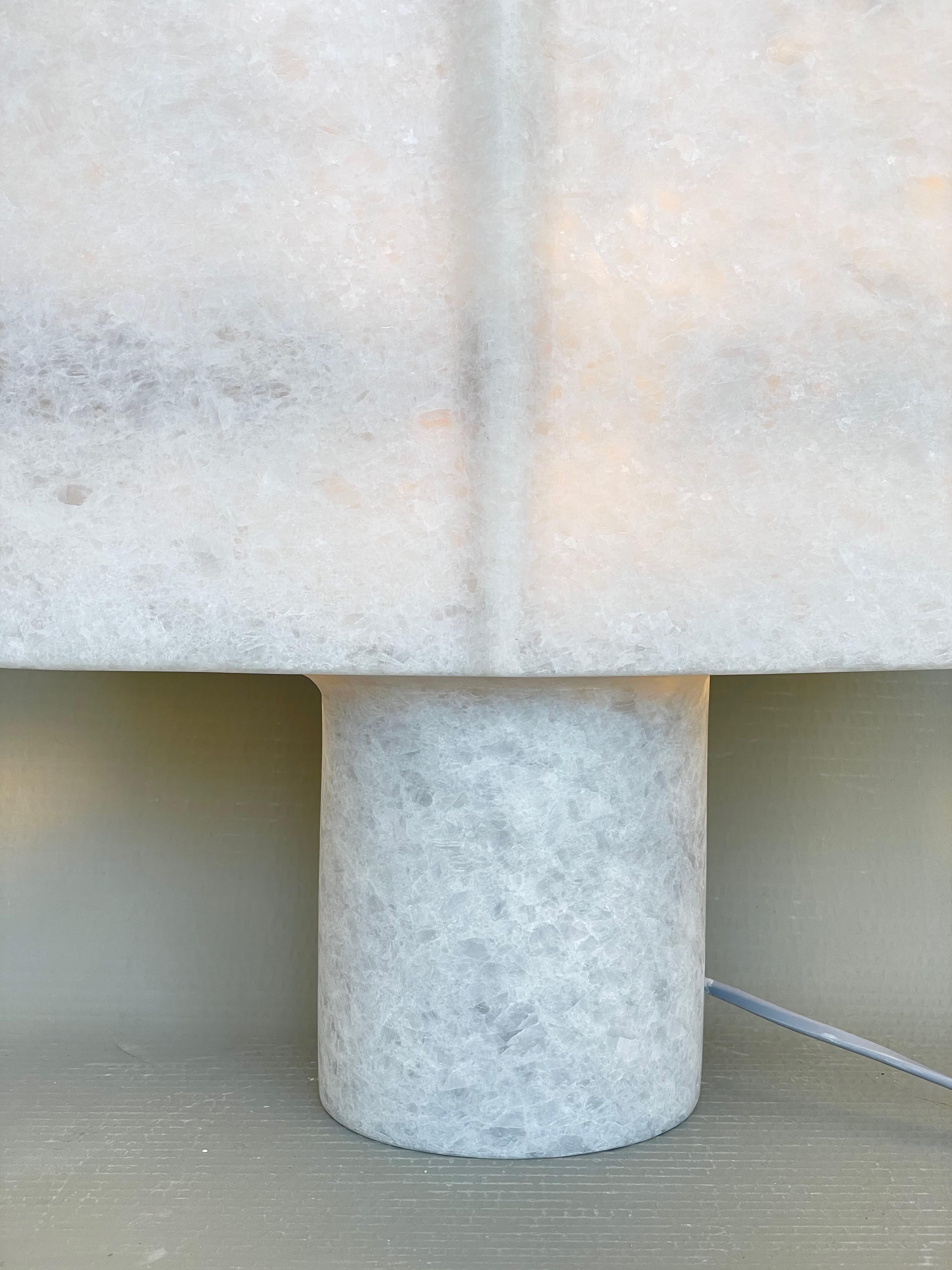 Unique Marble Table Lamp by Tom Von Kaenel For Sale 11