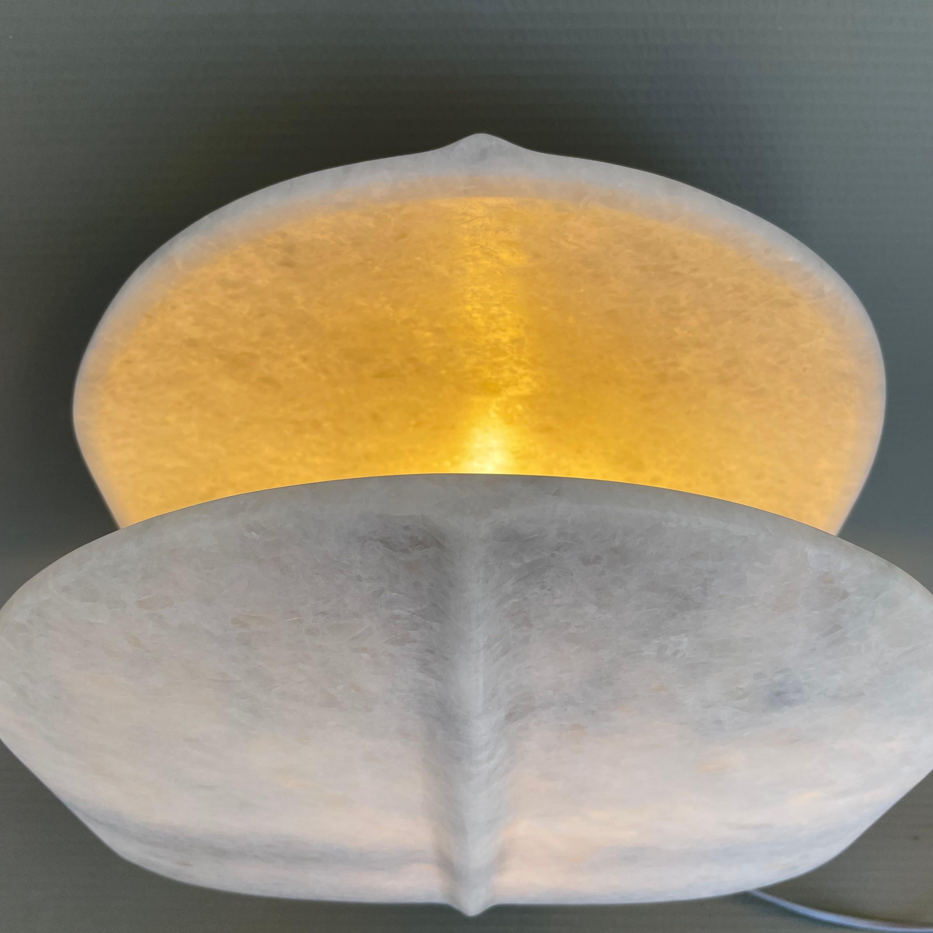 Unique Marble Table Lamp by Tom Von Kaenel For Sale 12