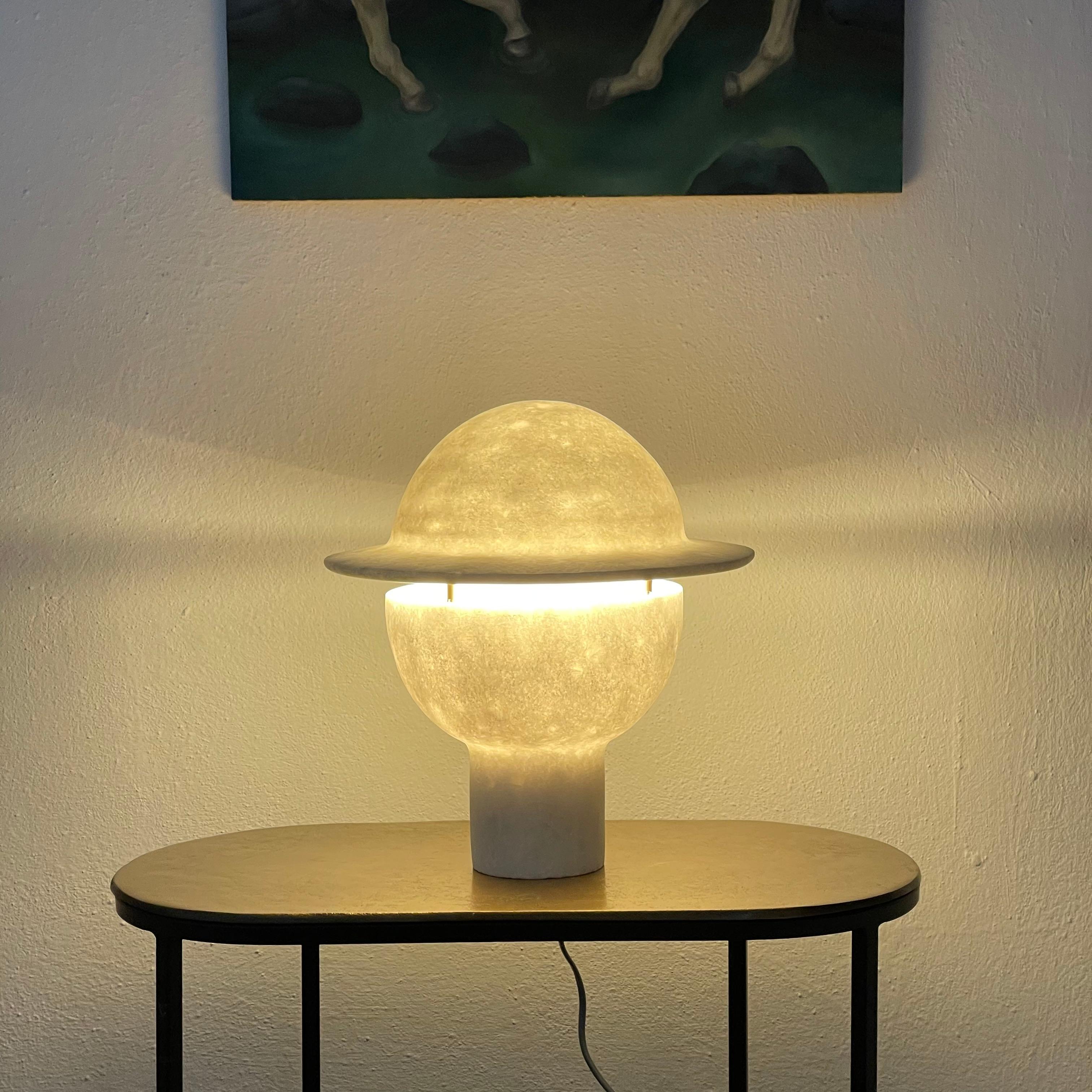 Contemporary Unique Marble Table Lamp by Tom von Kaenel