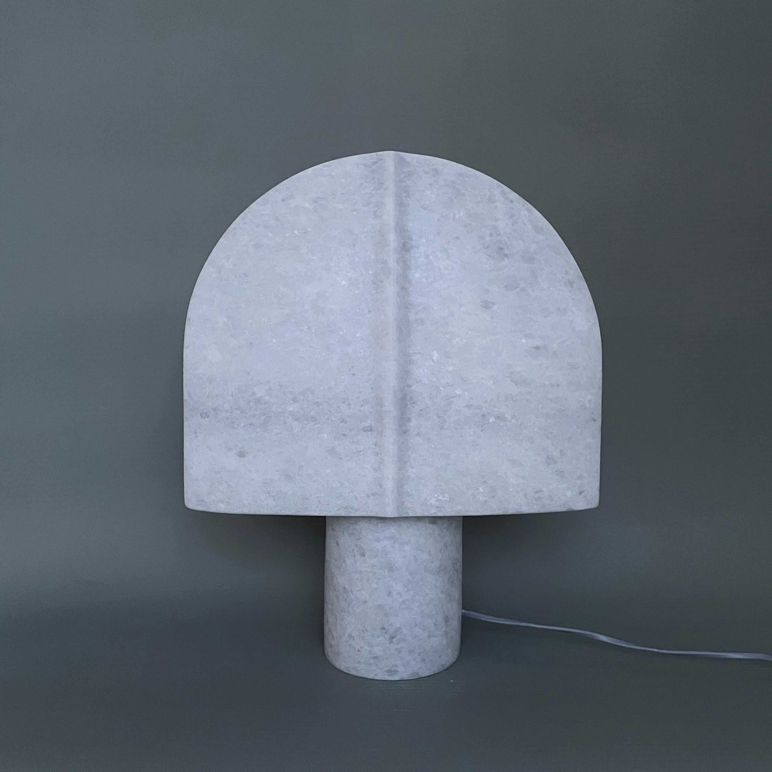 Contemporary Unique Marble Table Lamp by Tom Von Kaenel For Sale