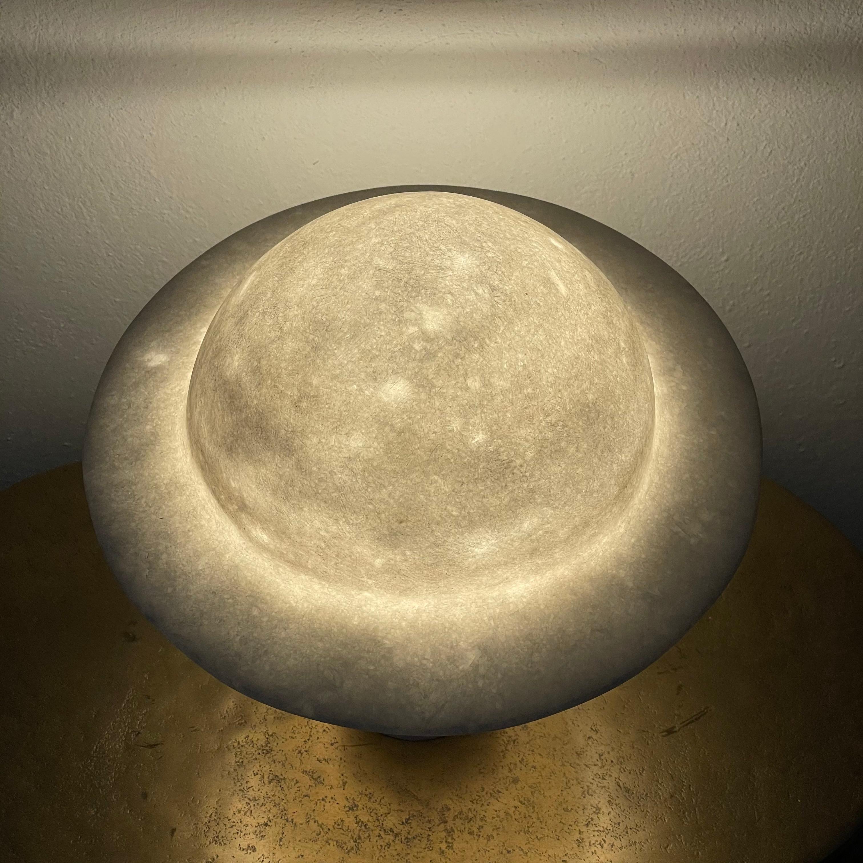 Unique Marble Table Lamp by Tom von Kaenel 1