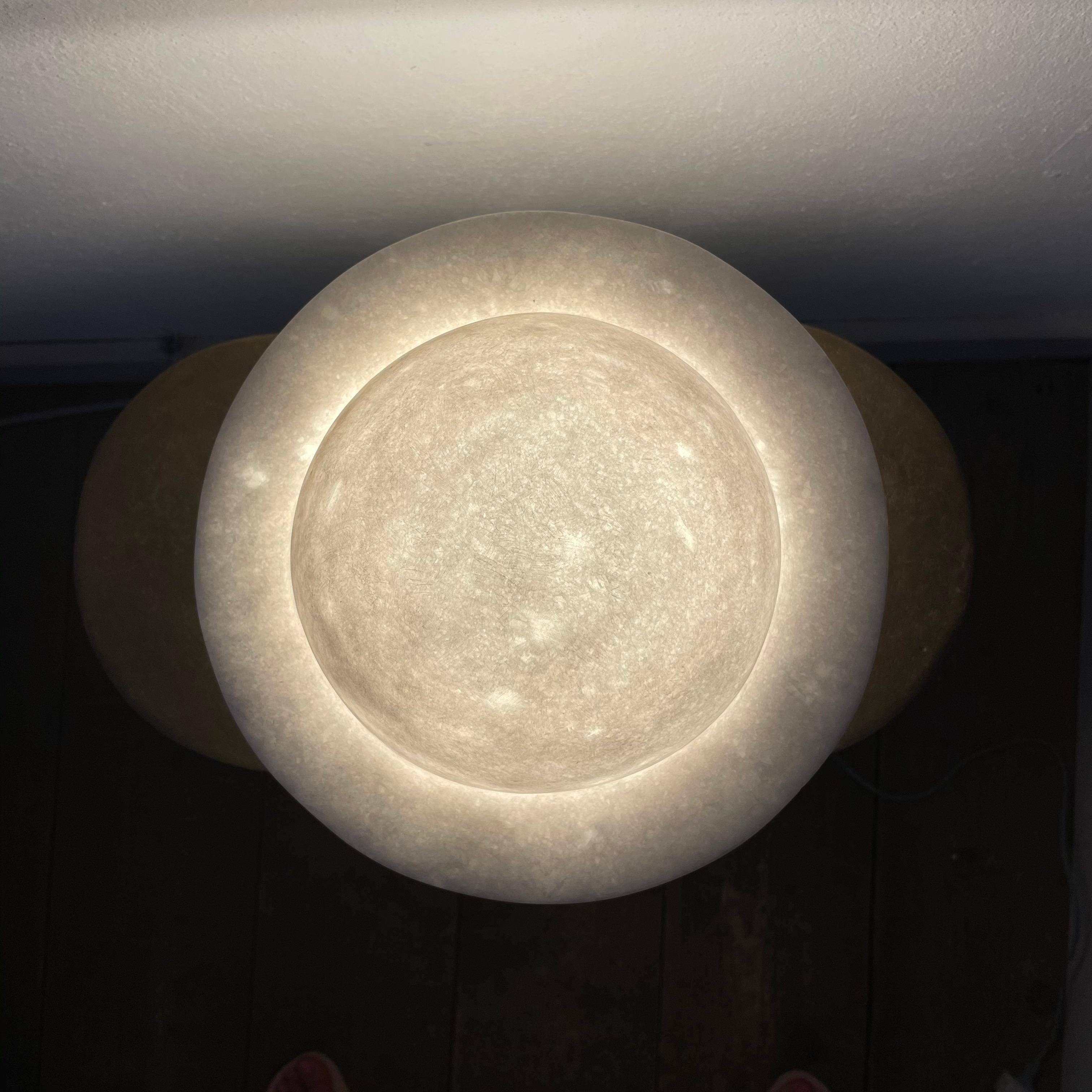 Unique Marble Table Lamp by Tom von Kaenel For Sale 2