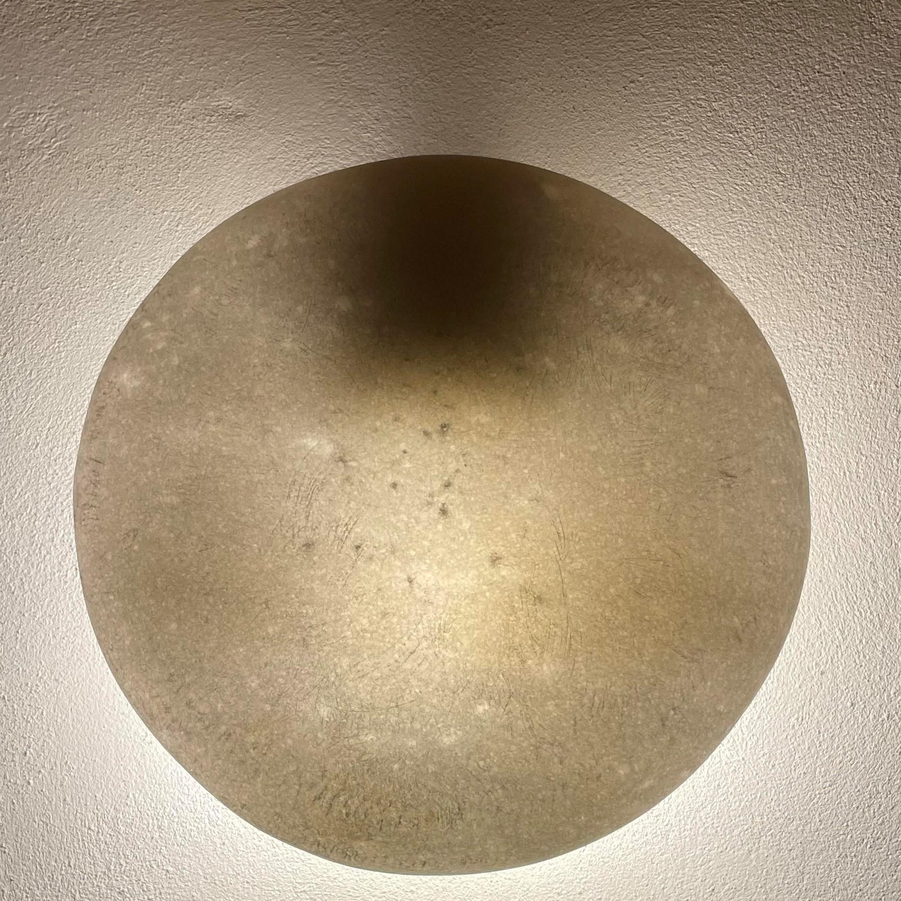 Modern Unique Marble Wall Lamp by Tom von Kaenel For Sale
