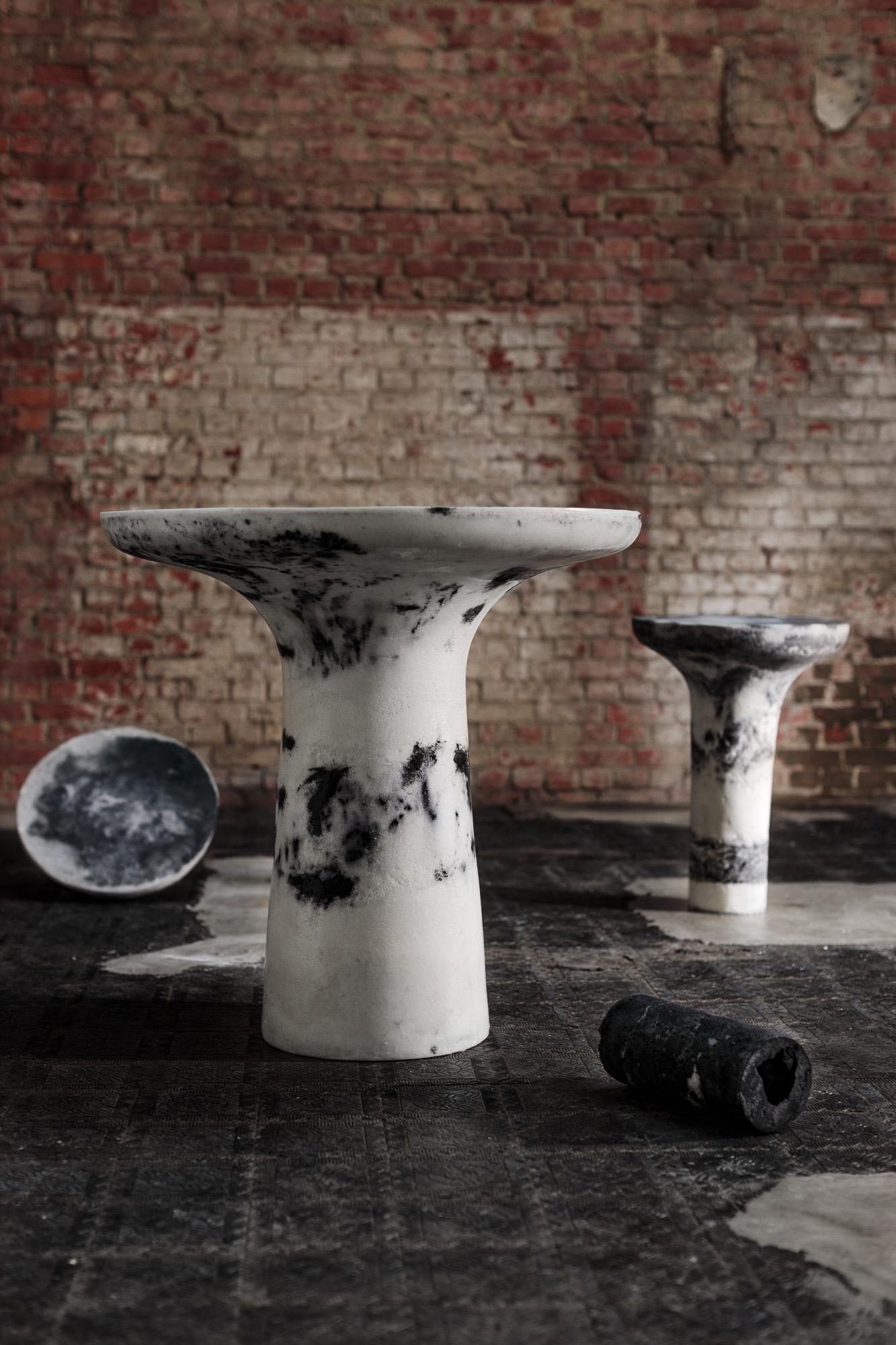 Unique Marbled Salts Dining Table, Roxane Lahidji For Sale 5