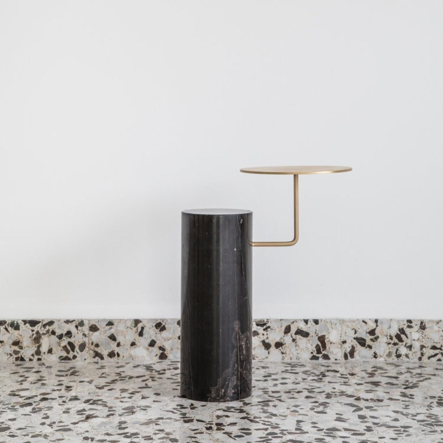 Modern Unique Masnad Brass Side Table by Borgi Bastormagi