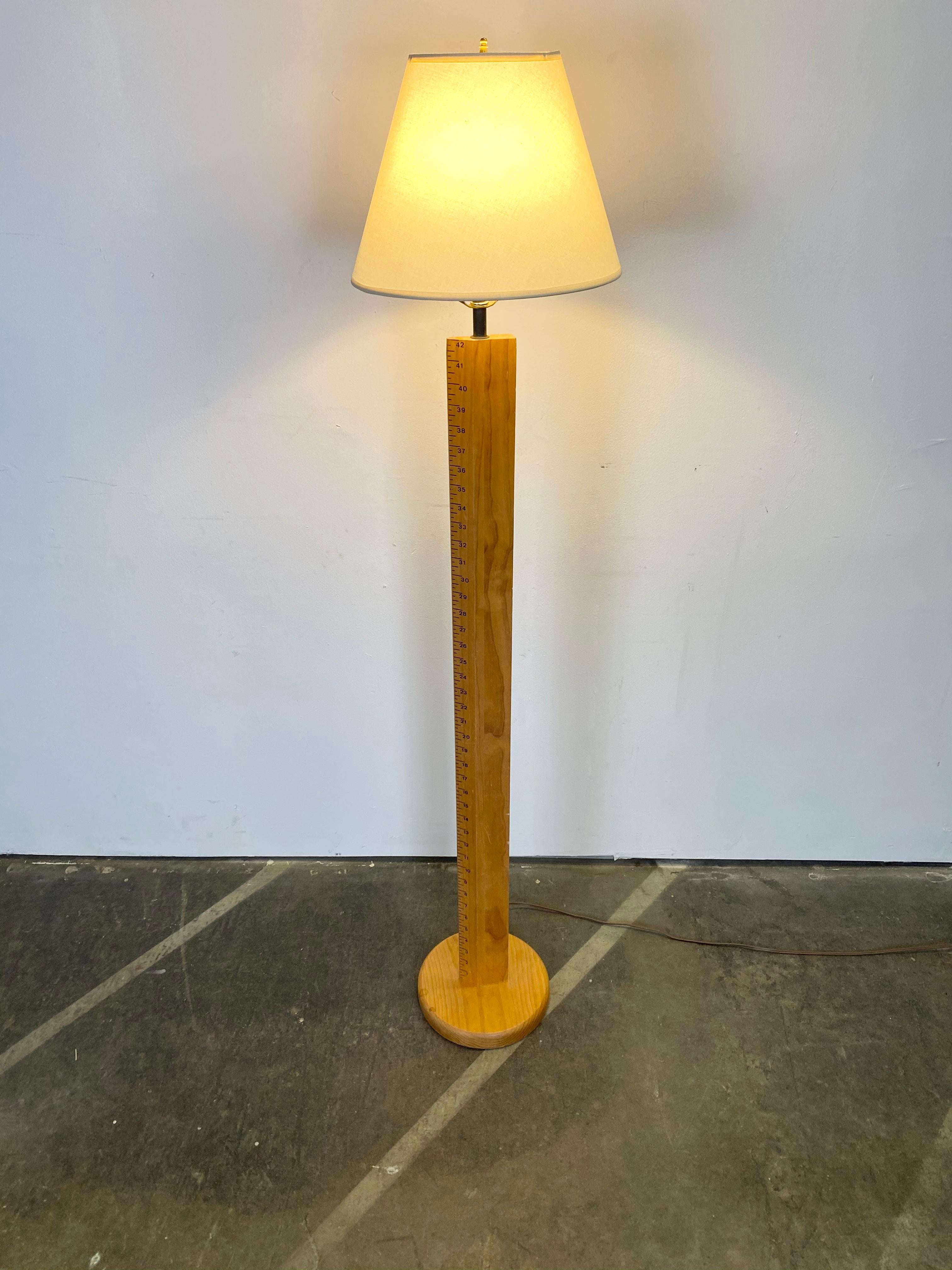 Unique Measuring Stick Floor Lamp 1