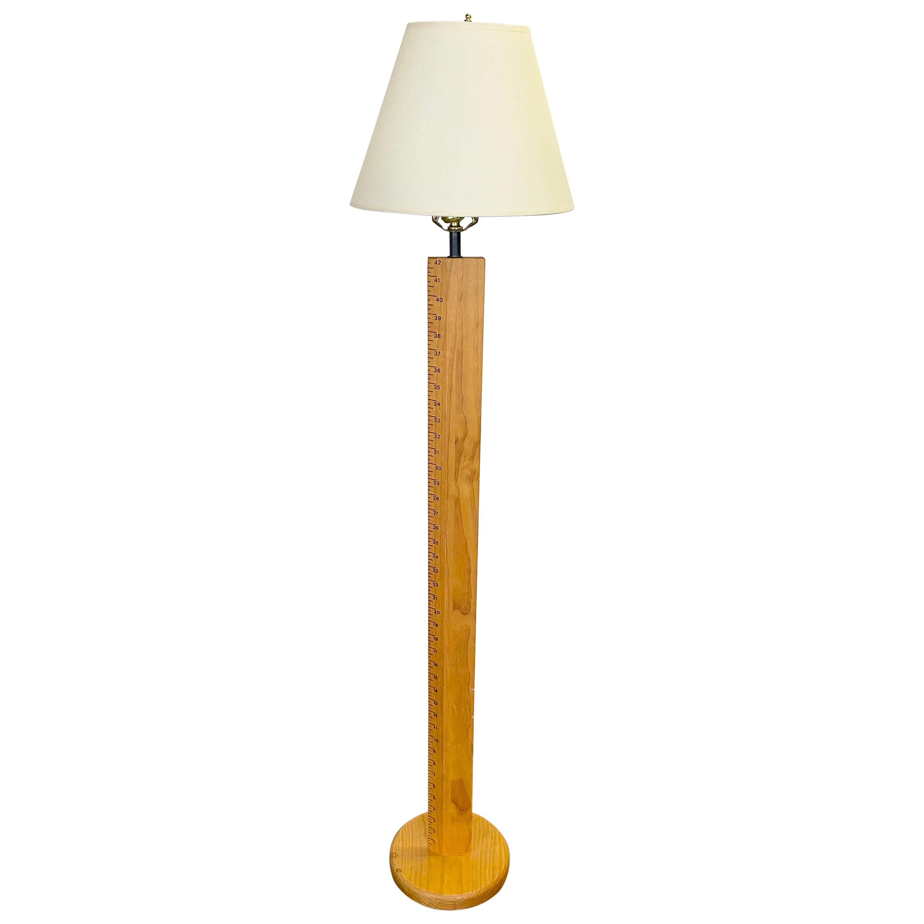 Unique Measuring Stick Floor Lamp