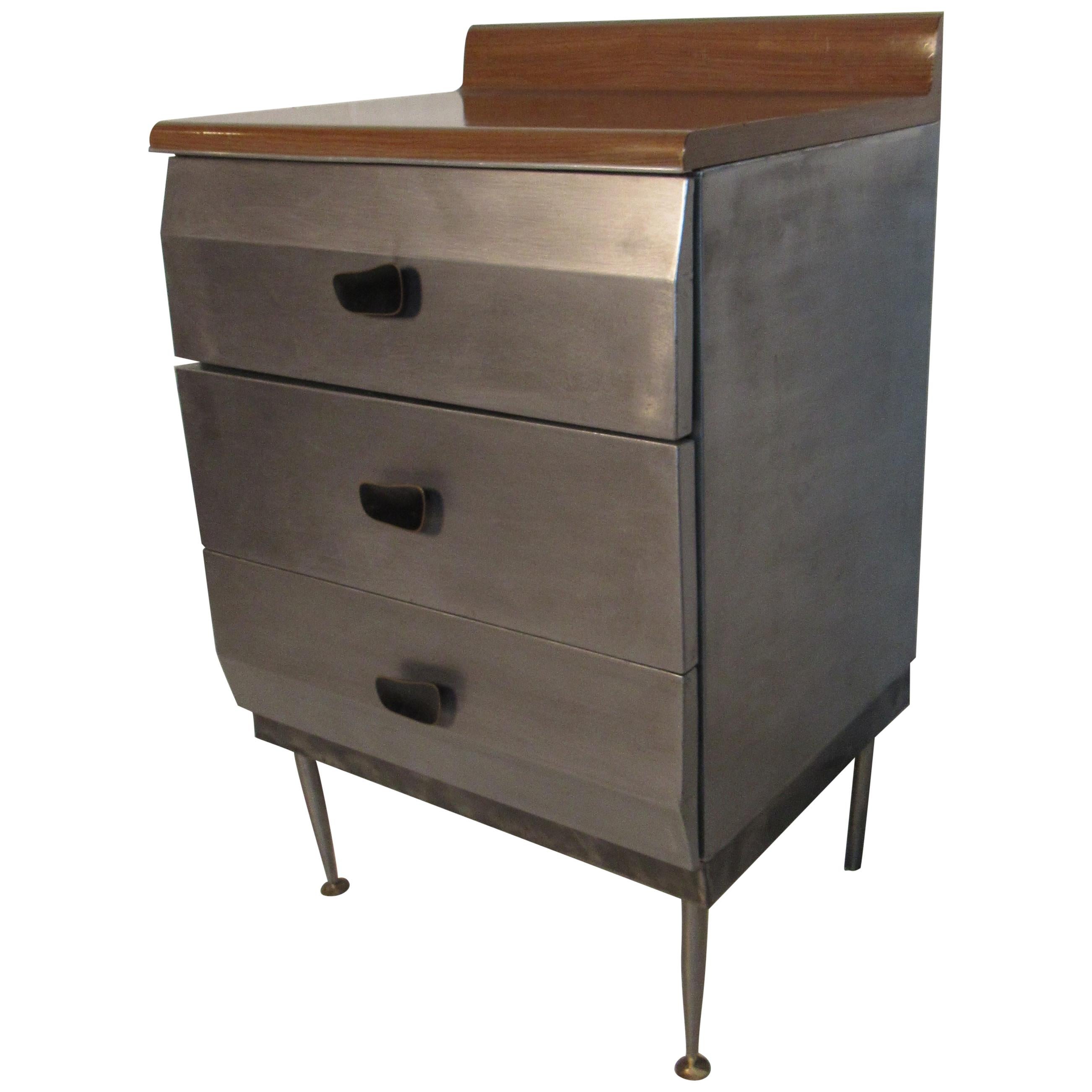 Unique Metal Chest of Drawers