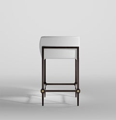 Unique, Metal "Classic" Bar Stool, Parisii Collection