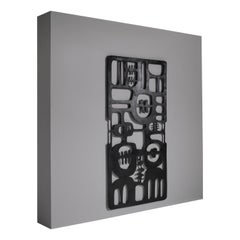 Unique Metal Wall Sculpture by Francesco Pasinato, 1970s