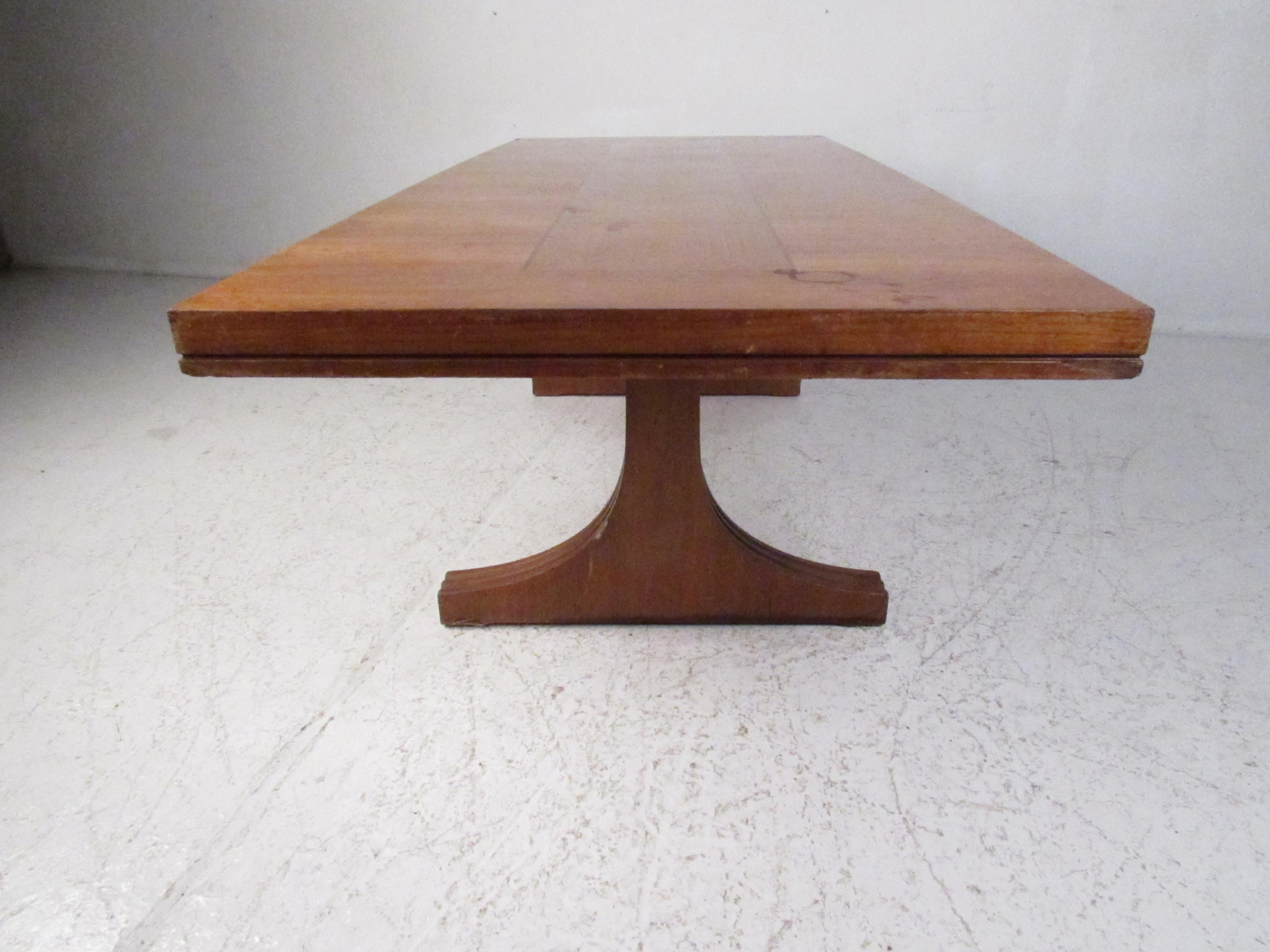 20ième siècle Table basse réglable unique du milieu du siècle dernier d'Ilse Mobler