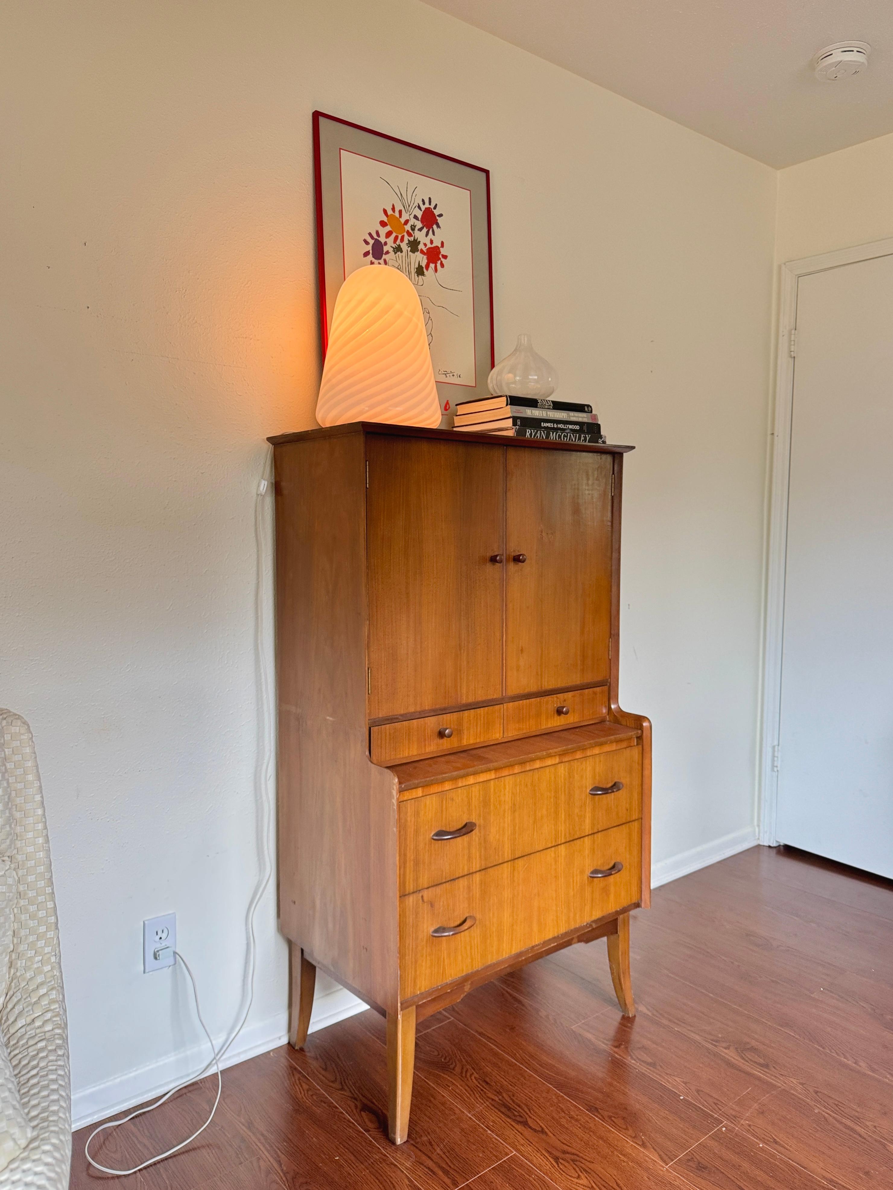 Unknown Unique mid century modern bar cabinet by Wrighton, circa 1960s For Sale