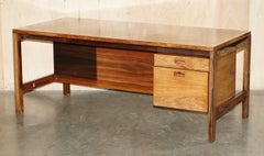 UNIQUE MID CENTURY MODERN BRAZILIAN OFFiCE DESK PART OF LARGE SUITE