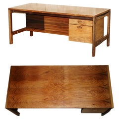 UNIQUE MID CENTURY MODERN BRAZILIAN OFFiCE DESK PART OF LARGE SUITE