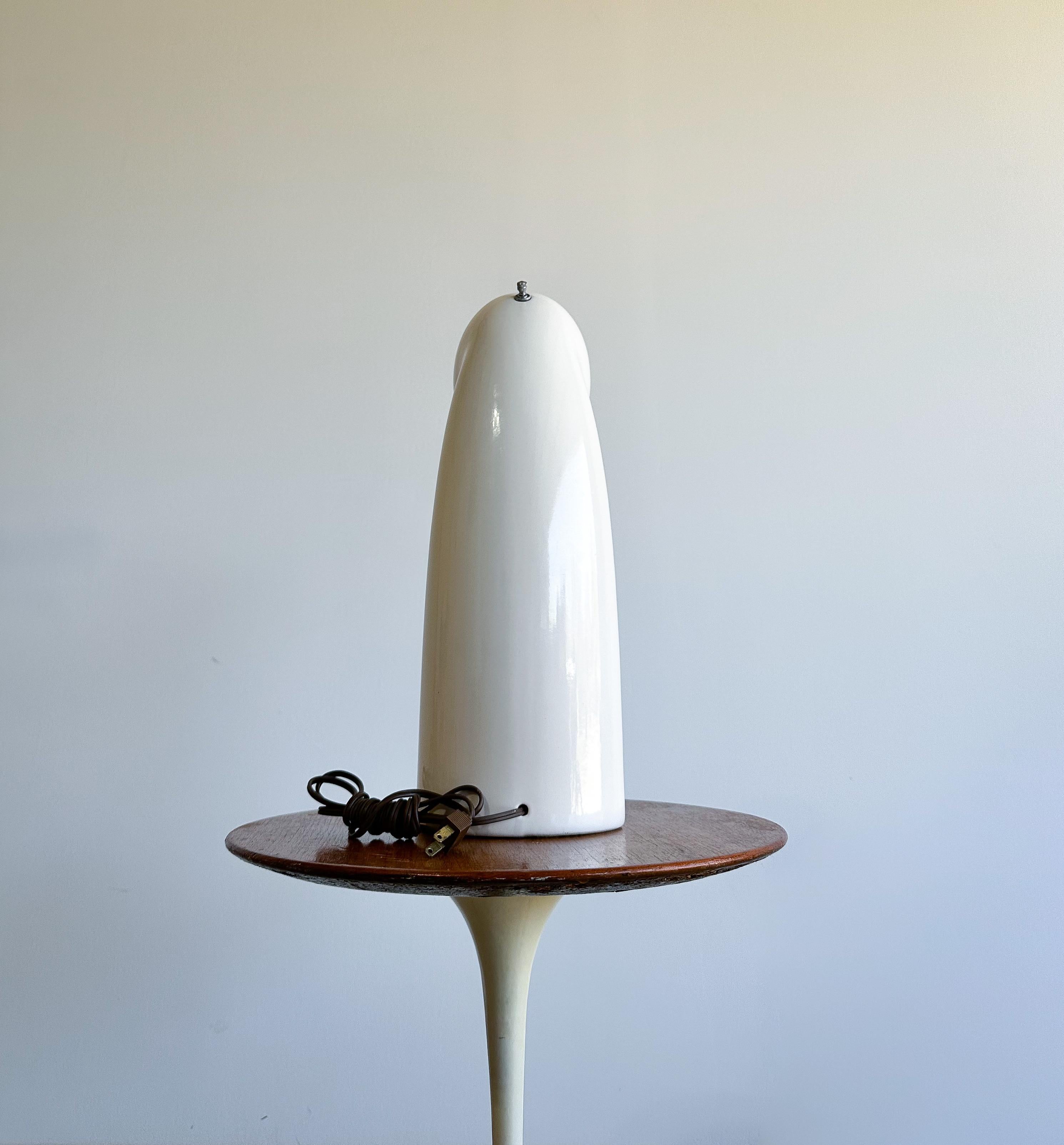 Unknown Unique Mid Century Modern Ceramic Table Lamp, 1970s