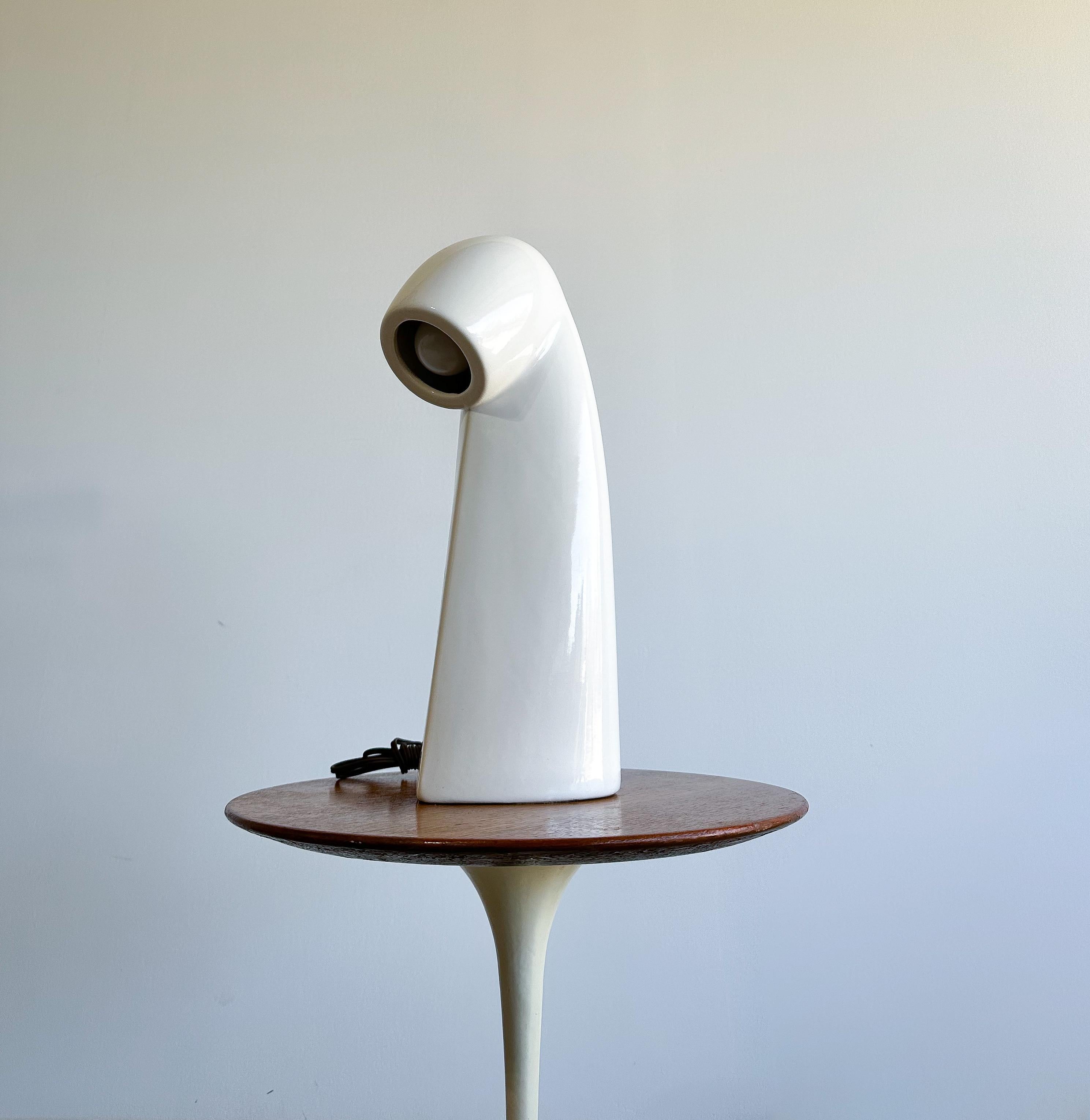 Late 20th Century Unique Mid Century Modern Ceramic Table Lamp, 1970s