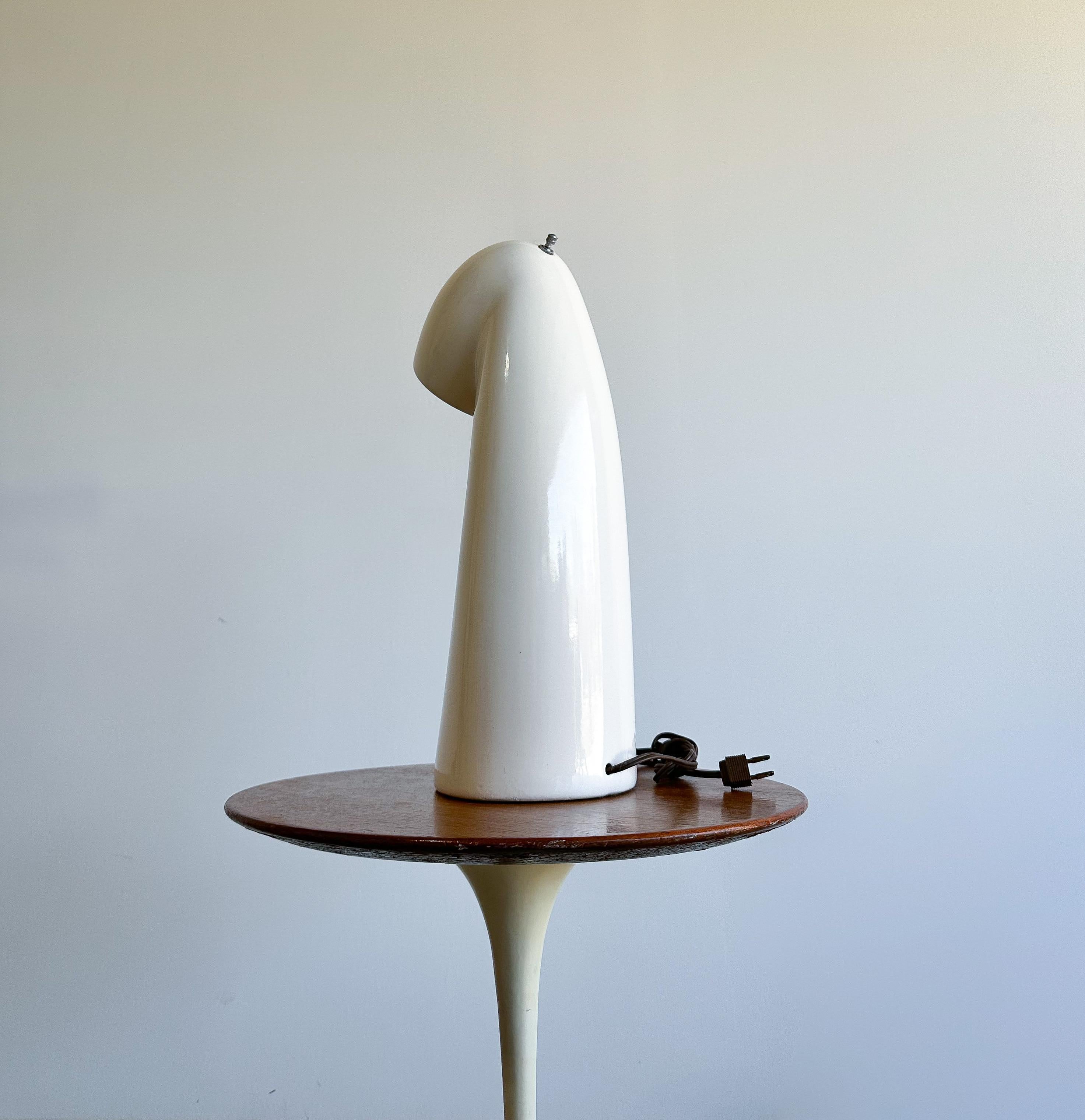 Unique Mid Century Modern Ceramic Table Lamp, 1970s 1