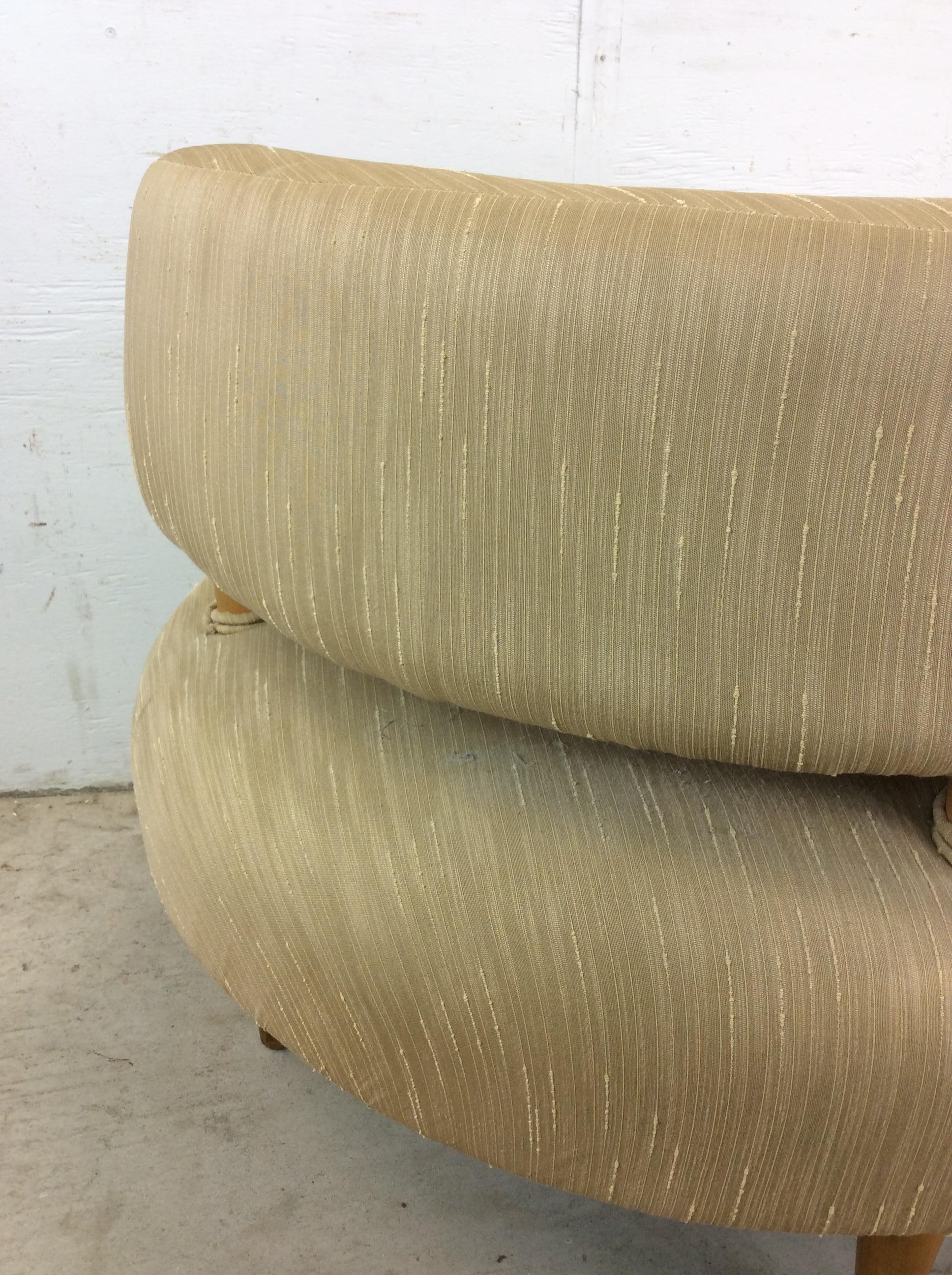 Fauteuil club unique de style moderne du milieu du siècle avec pieds fuselés en vente 13