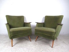 Unique Mid-Century Modern Danish Lounge Chairs