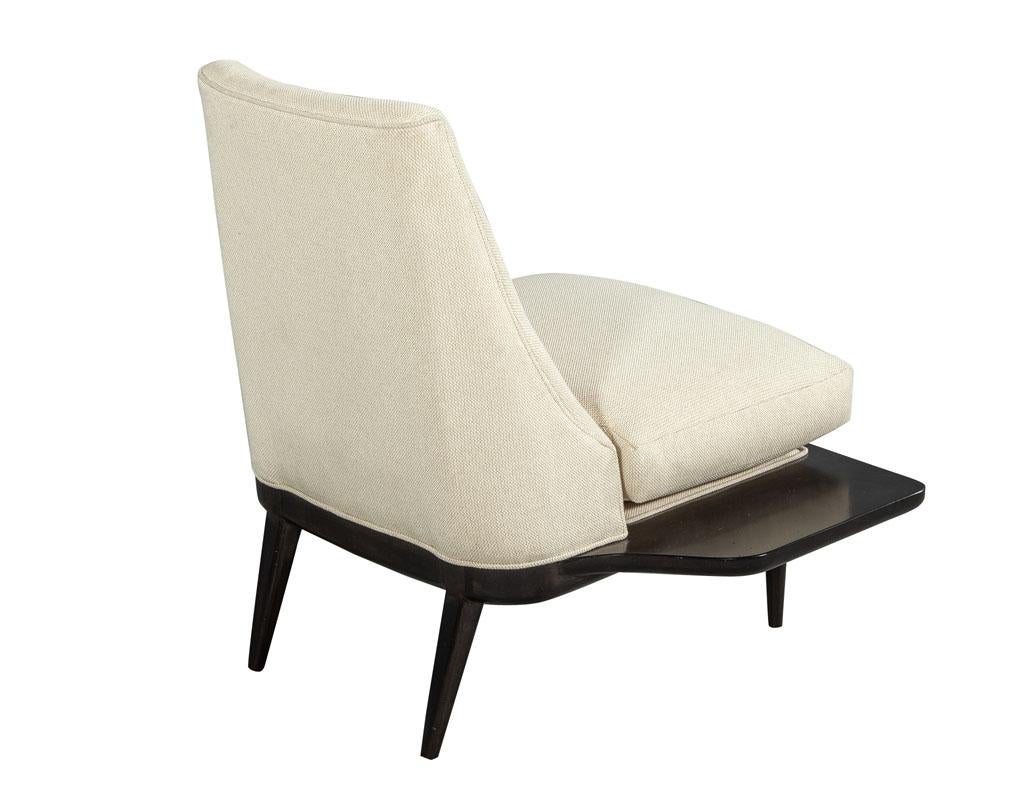 Fabric Unique Mid-Century Modern Parlor Drinking Lounge Chairs