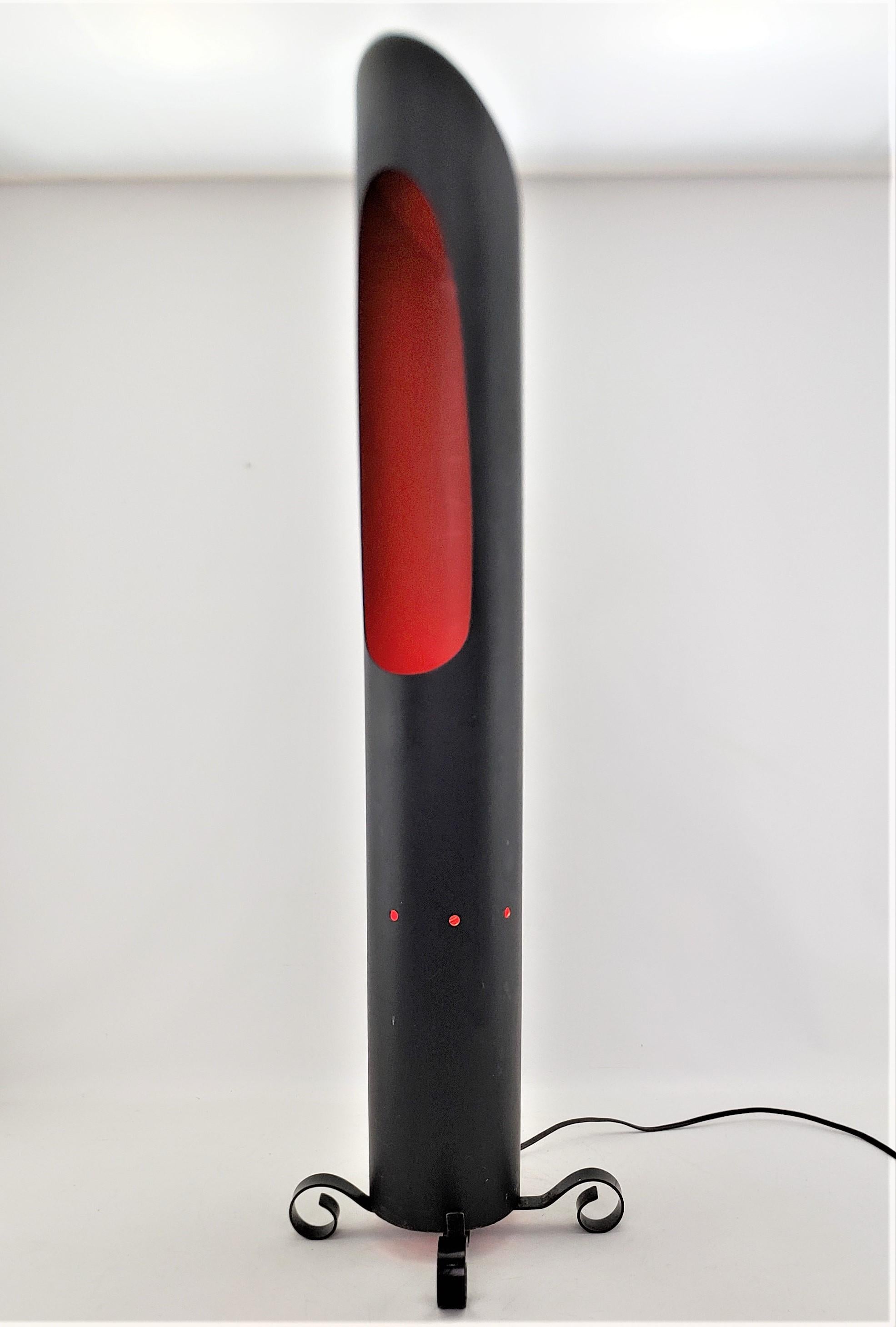 Unique Mid-Century Modern Pop Art Metal Tubular Pillar Floor or Accent Lamp For Sale 6