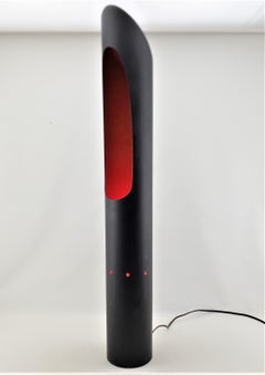 Unique Mid-Century Modern Pop Art Metal Tubular Pillar Floor or Accent Lamp