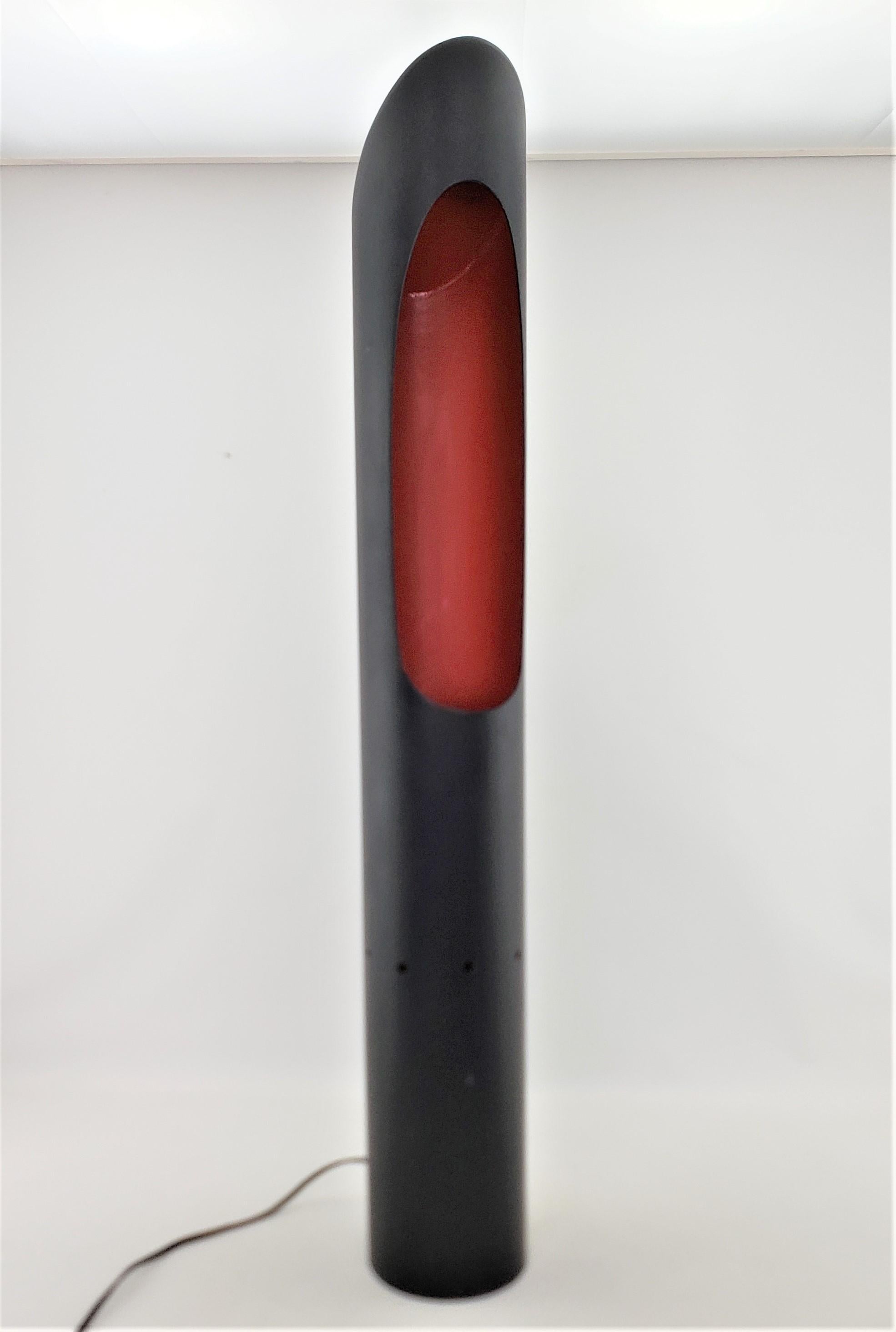 Unique Mid-Century Modern Pop Art Metal Tubular Pillar Floor or Accent Lamp For Sale 1