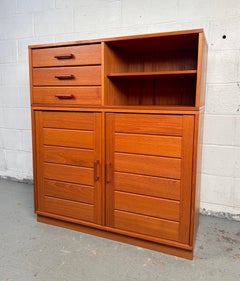 Unique Mid-Century Modern Teak Danish Cabinet