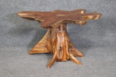 Unique Mid Century Modern Tree Root Form Coffee Table