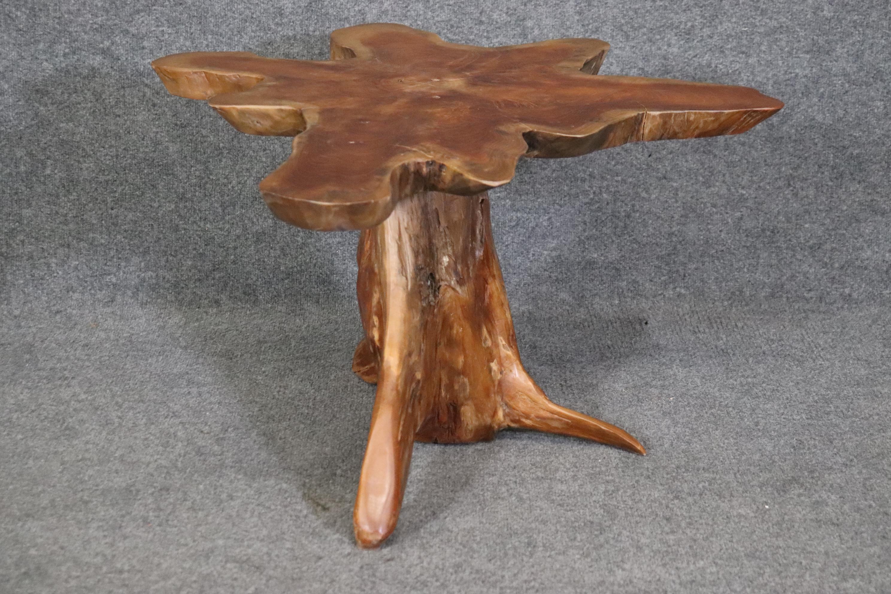 Unique Mid Century Modern Tree Root Form Coffee Table In Good Condition In Swedesboro, NJ