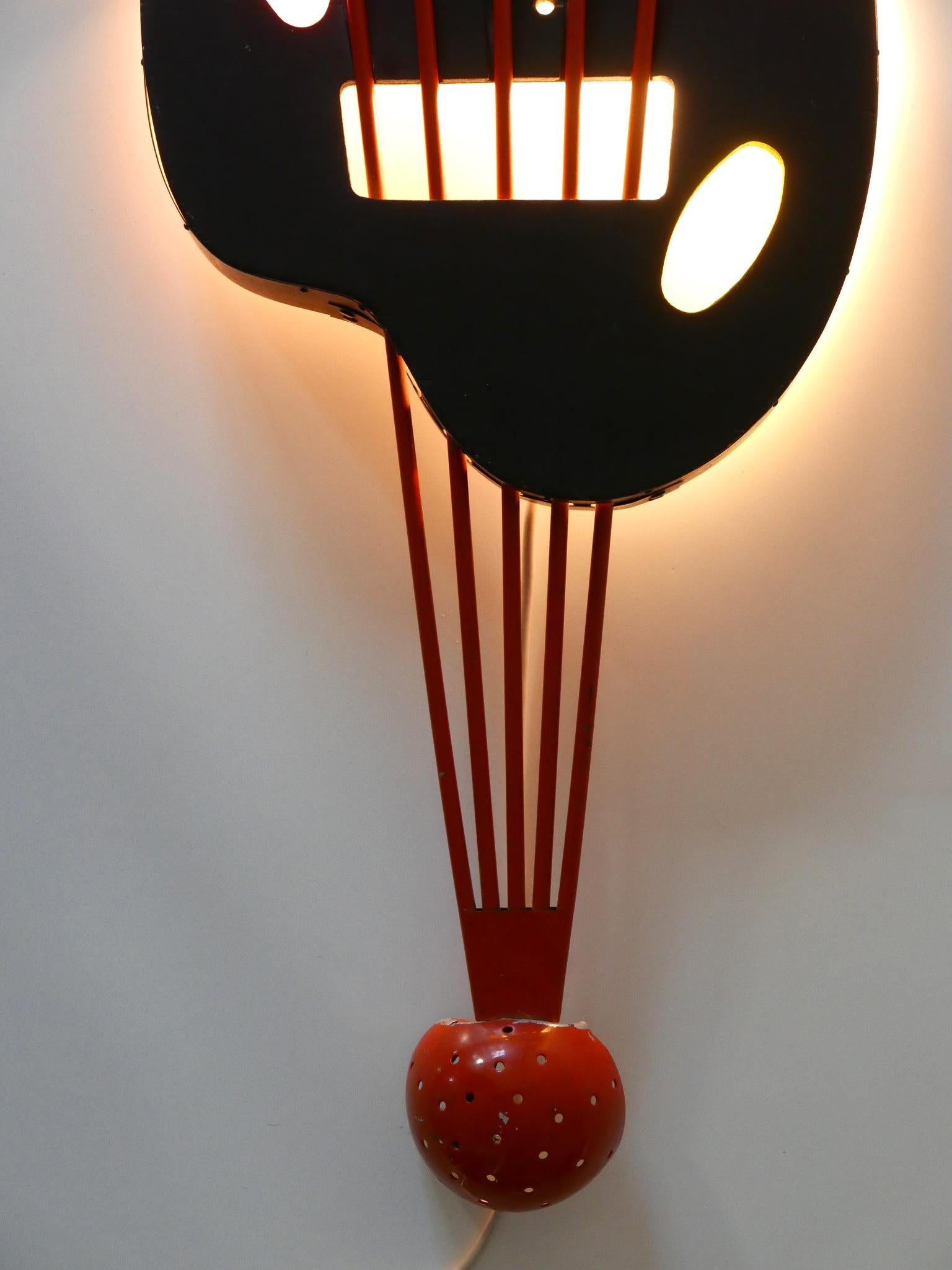 Unique Mid-Century Modern Wall Fixture or Light Object 'Painting Board', 1950s For Sale 3