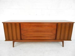 Unique Mid-Century Modern Walnut Server