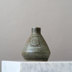 Jarrón único de gres de mediados de siglo de Carl-Harry Stalhane, Rorstrand Suecia Años 60