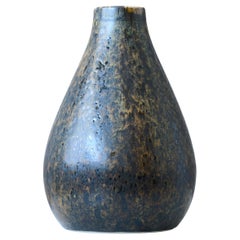 Unique Mid-Century Stoneware Vase by Carl-Harry Stalhane, Rorstrand Sweden 1960s