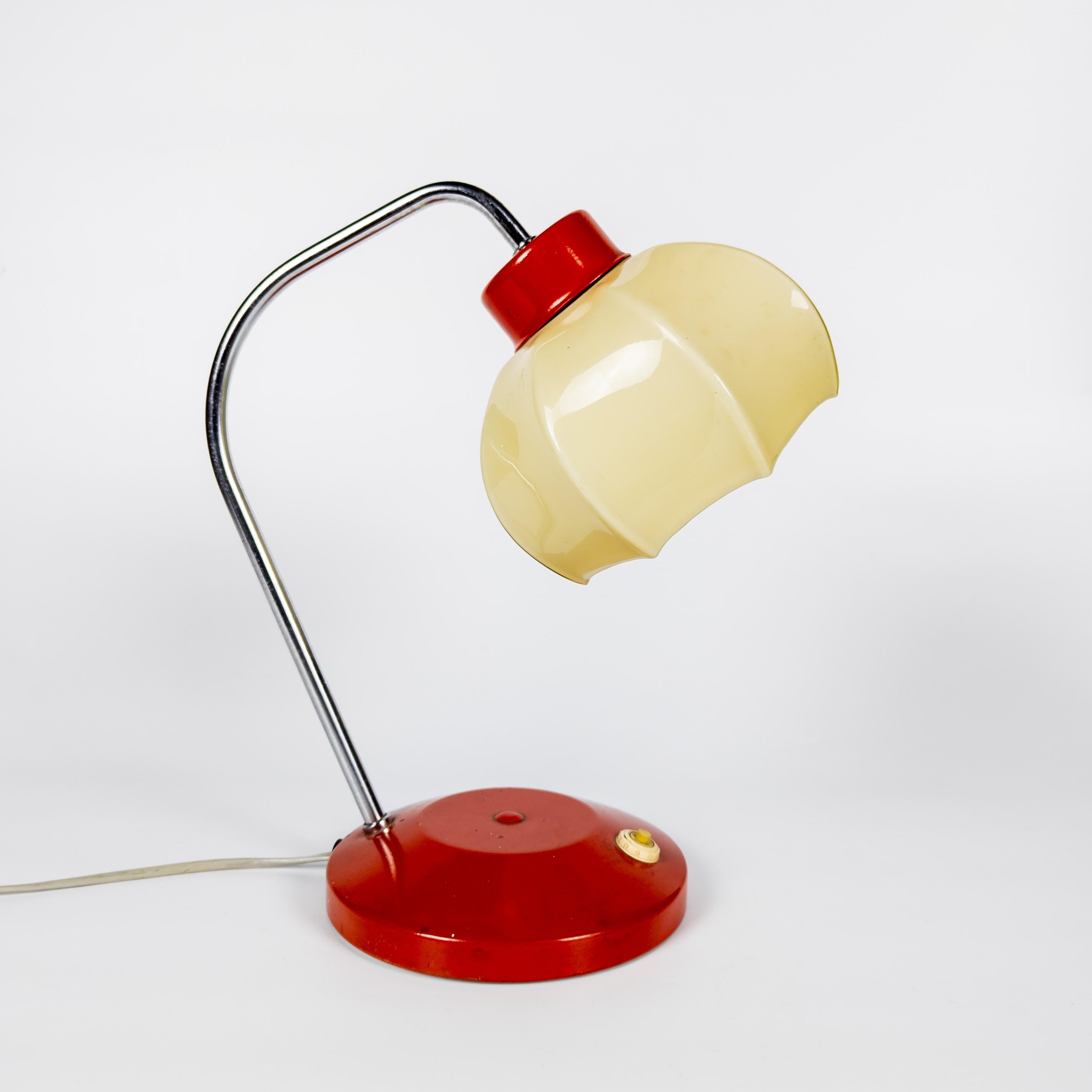 Mid-Century Modern Unique Mid Century Table Lamp from Lidokov For Sale