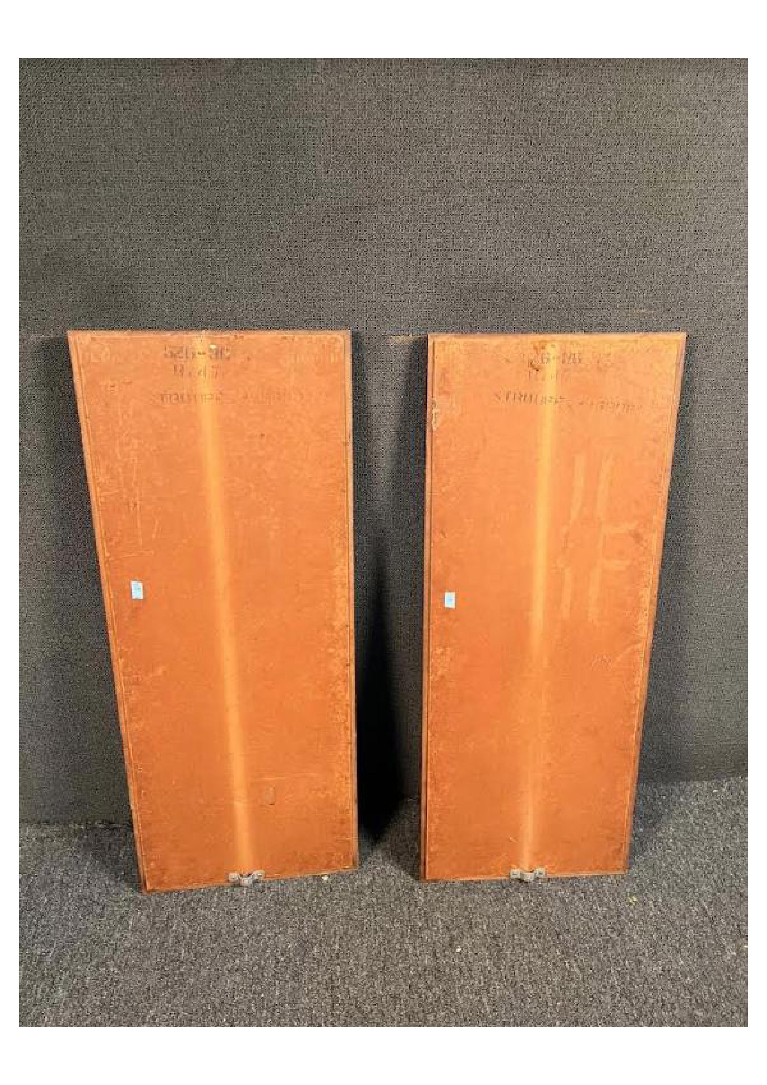 Miroirs en teck uniques du milieu du siècle Bon état - En vente à Brooklyn, NY